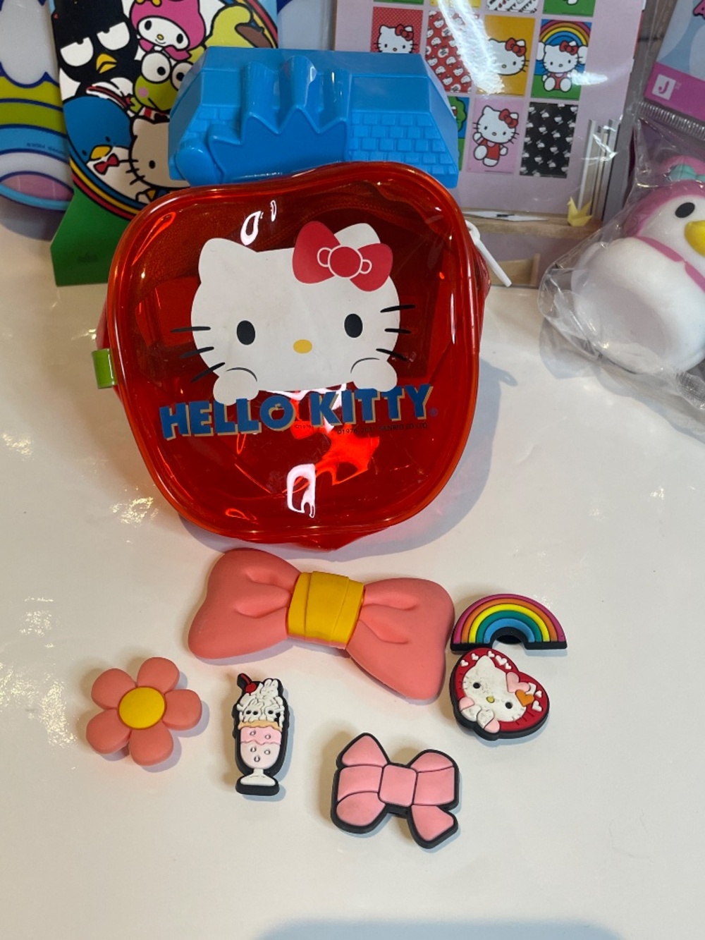 Hello Kitty 🐱 🎀& La Crème Backpack toy bundle - Picture 9 of 10